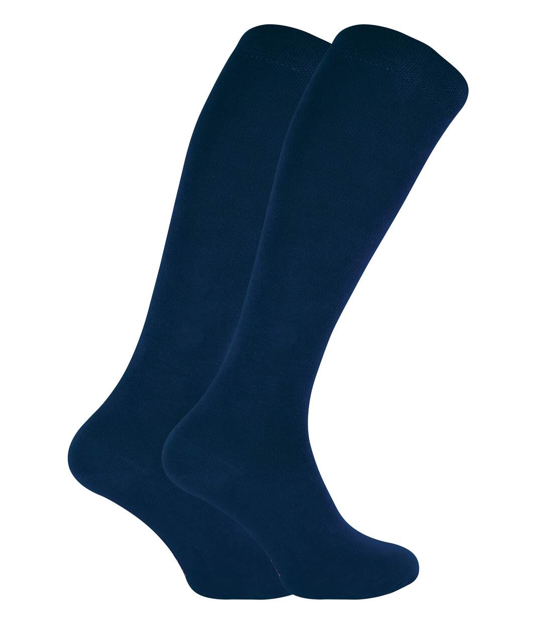 2 Paires Chaussettes Hautes en Bambou pour Femme-1