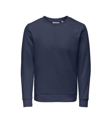 Sweat marine homme only & sons chase - l
