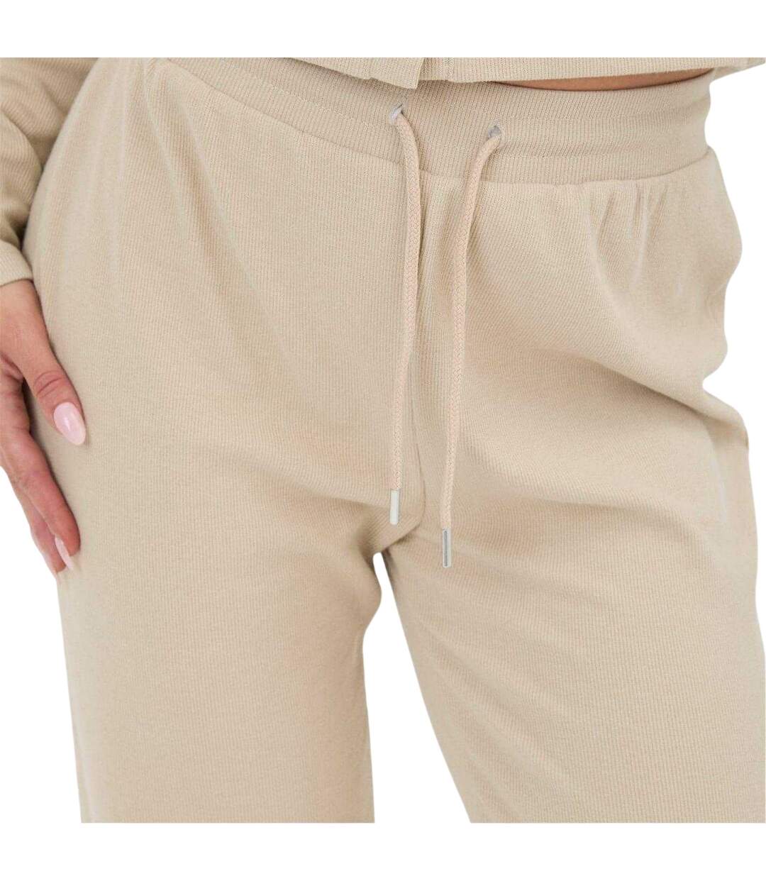 Womens/ladies Wide Leg Trousers Stone I Saw It First-4