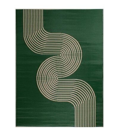 Tapis extérieur en polypropylène Spargi 1743 vert 150 x 220 cm