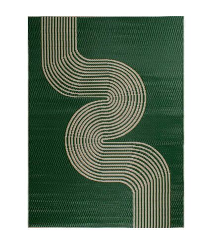 Tapis extérieur en polypropylène Spargi 1743 vert 150 x 220 cm