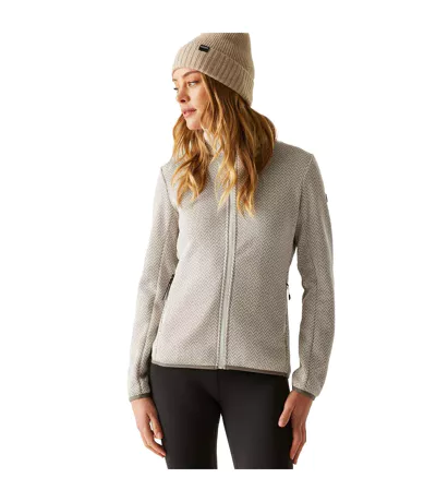 Veste Polaire Elzie Femme Blanc Taupe Clair Regatta