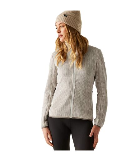 Veste Polaire Elzie Femme Blanc Taupe Clair Regatta