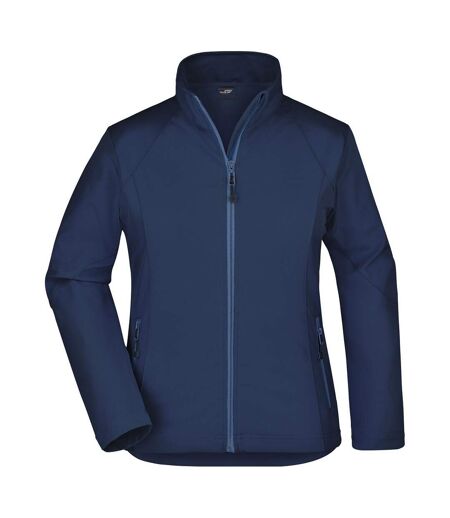 Veste Softshell Femme Bleu Marine James And Nicholson