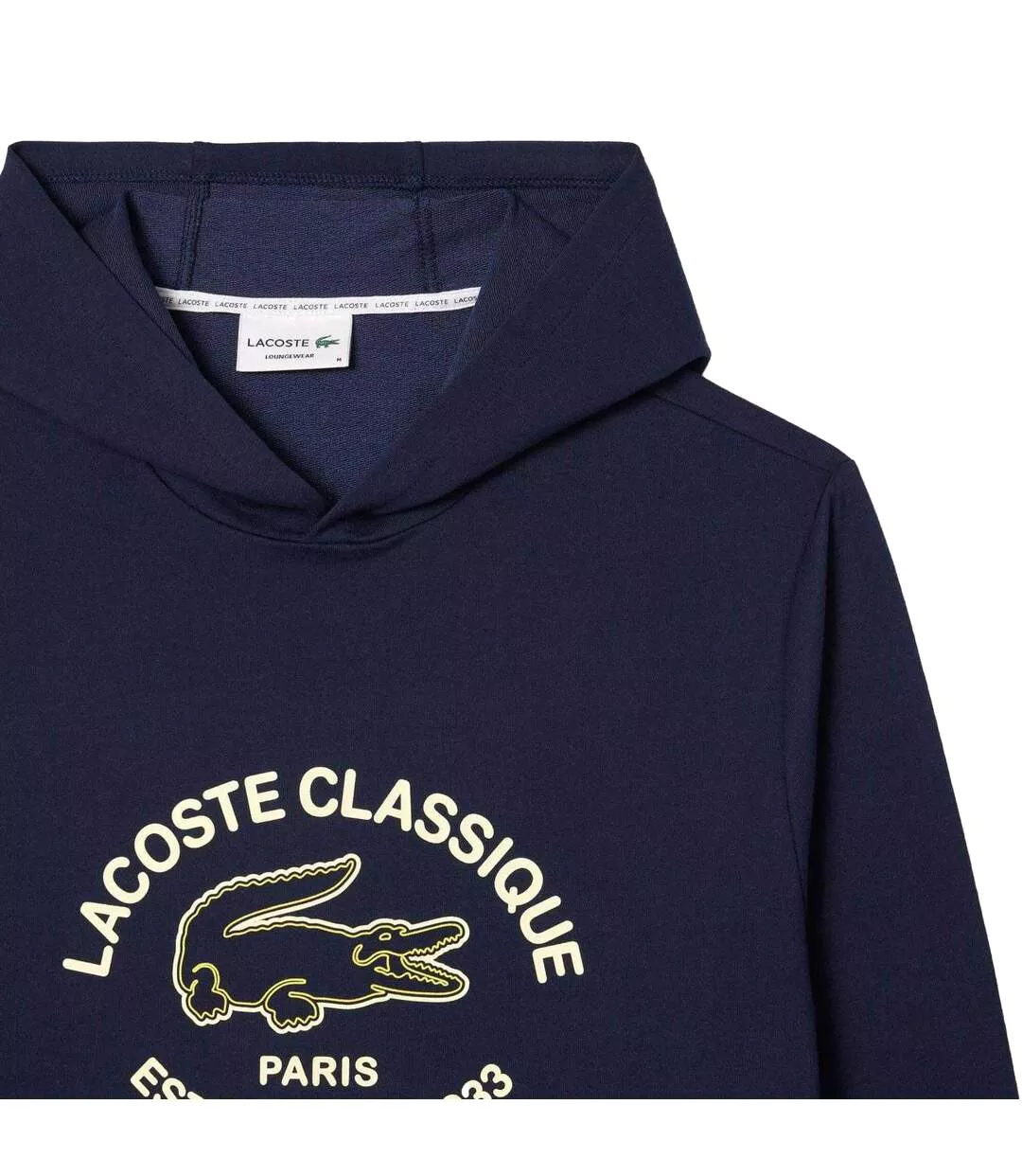 Sweat À Capuche Détente Homme Bleu Marine Lacoste-4
