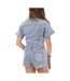 Combishort bleu clair femme monday premium - l-2