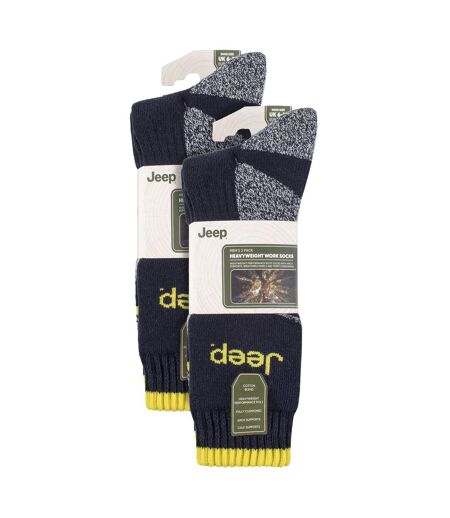 Paquet de 6 chaussettes renforcées de travail robustes pour hommes