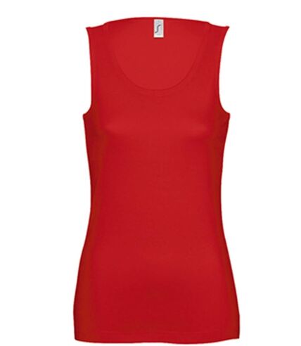 Débardeur en coton - Femme - 11475 - rouge