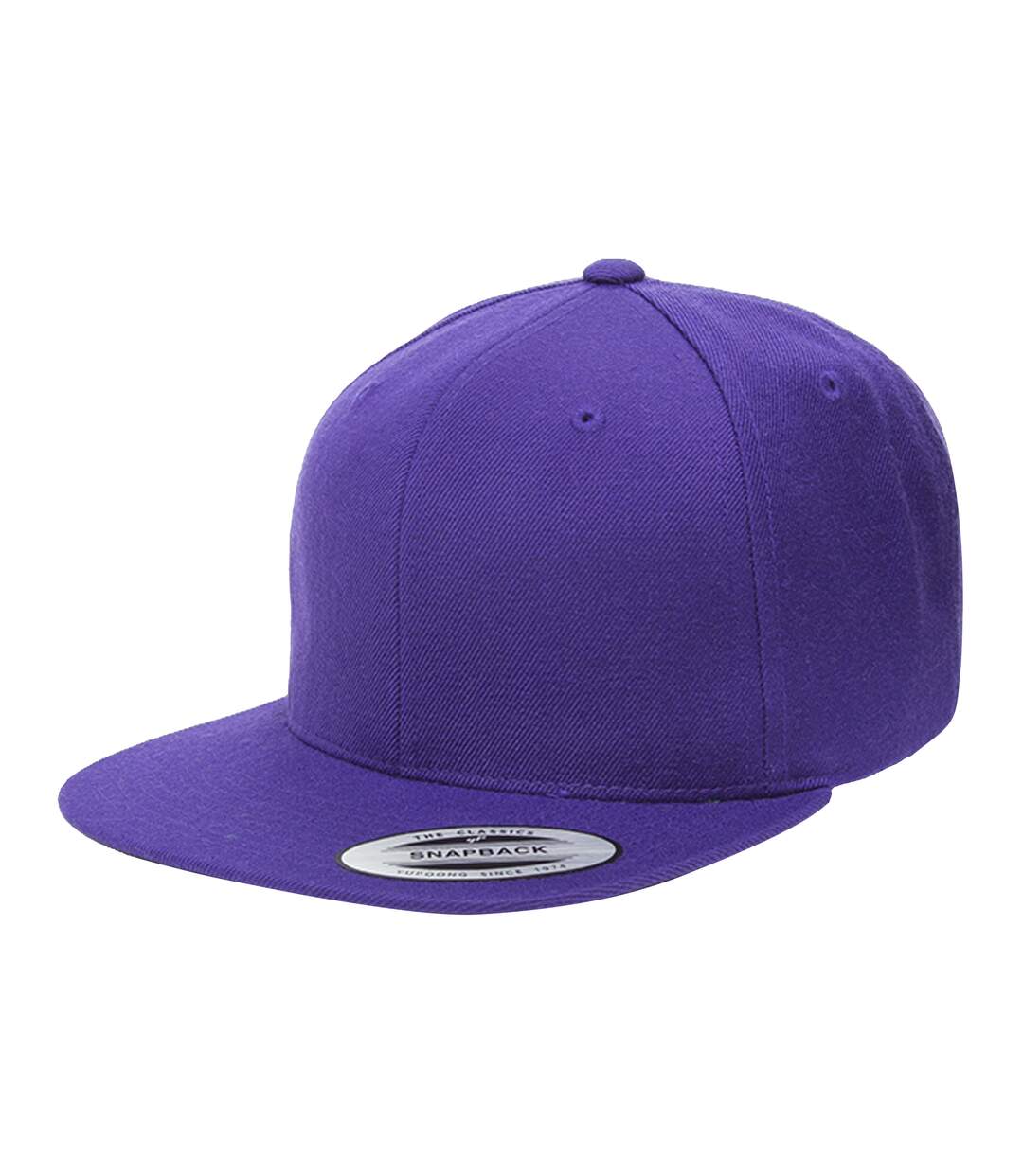 Casquette ajustable classique homme violet Yupoong