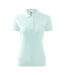 Polo Motif/style Uni Femme Bleu Pâle Malfini-1