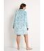 Peignoir robe de chambre polaire court boutonné-2