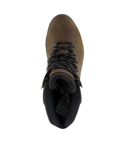 Hi-Tec Mens Ravine Lite Grain Leather Walking Boots (Brown) - UTFS10043