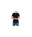 T-shirt Motif/style Logo Brodé Homme Noir Tommy Jeans-1