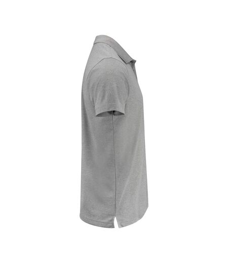 Polo Smash Homme Gris Chiné Printer RED