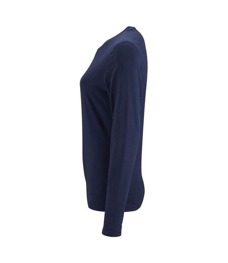 SOLS Womens/Ladies Imperial Long Sleeve T-Shirt (French Navy) - UTPC2906
