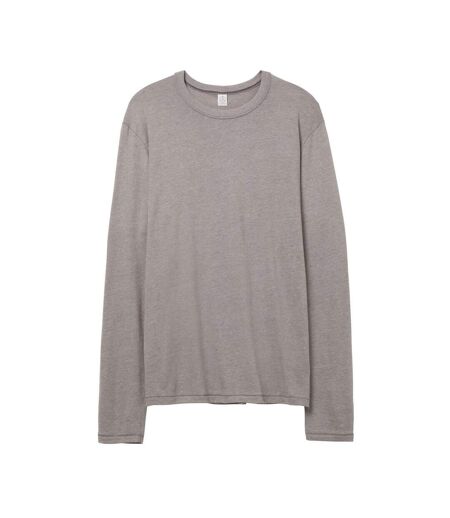 Alternative Apparel Mens 50/50 Keeper Long Sleeve T-Shirt (Smoke Gray)