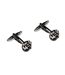 Twist Knot Cufflinks One Size Silver Twisted Tailor-2