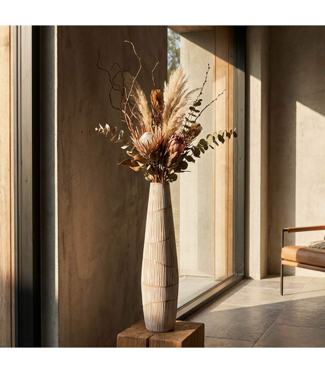 Vase Design Hanoi 68cm Naturel-5