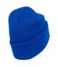 Bonnet À Revers En Coton Biologique Original Bleu Roi Vif Beechfield-3