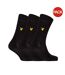 Lot De 3  Paires De Chaussettes Unies Homme Noir Lyle & Scott-1