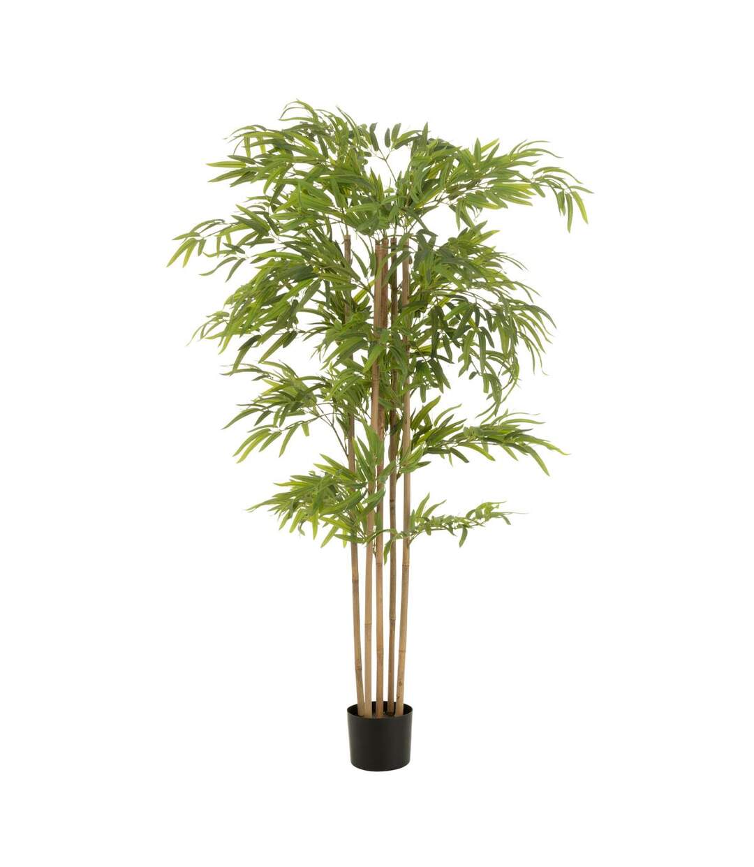 Plante Artificielle en Pot Bambou 150cm Vert-1