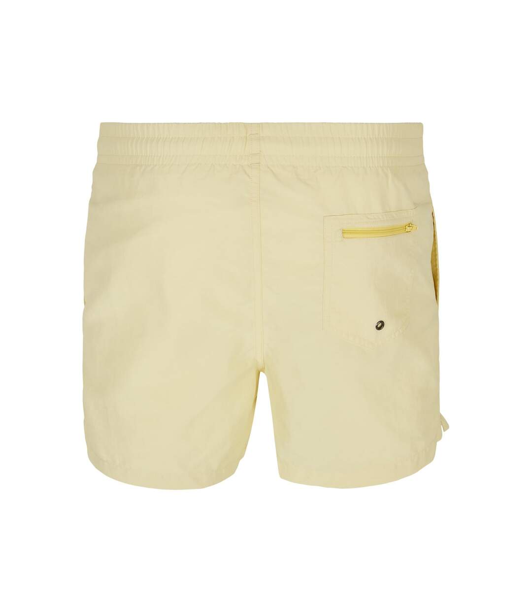 Short De Bain Homme Jaune Pâle Build Your Brand-2