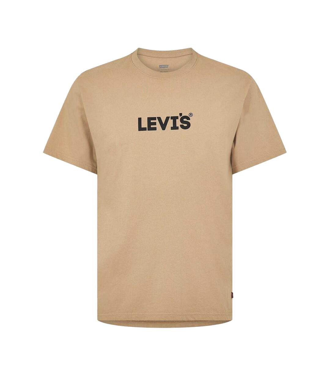 Mens Varsity Circle Lettering Crew Neck T-shirt Kelp Green Levis-1