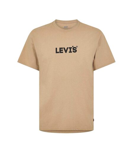 Mens Varsity Circle Lettering Crew Neck T-shirt Kelp Green Levis