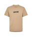 Mens Varsity Circle Lettering Crew Neck T-shirt Kelp Green Levis-1