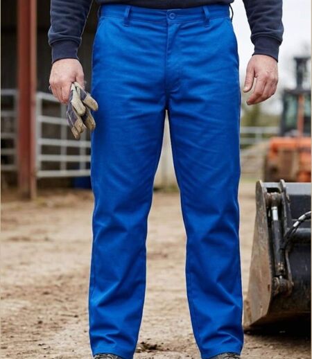 SEDETEX B1717 — Pantalon de travail bleu : confort naturel 100 % coton