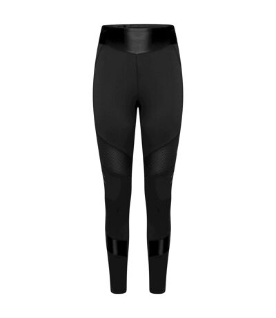 Womens/ladies born to shine recycled lightweight leggings black Dare 2B