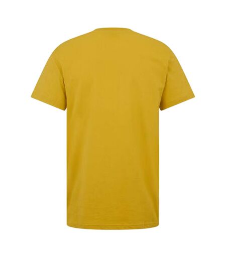 Mens Distressed Logo Regular T-shirt Lemon Yellow G-Star