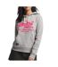 Sweat Capuche Gris Femme Superdry Neon - XL