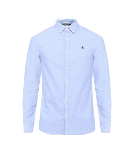 Chemise Manches Longues Sticker Pete Homme Bleu Original Penguin