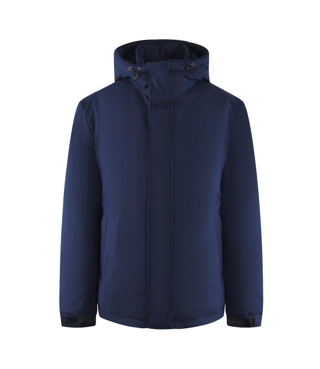 Veste Motif/style Uni Homme Bleu Marine Foncé Ice Iceberg-3