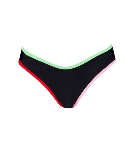Womens/ladies Reversible Bikini Bottoms Black Puma