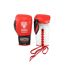 Gants De Boxe Blanc Noir Rouge Masters-4