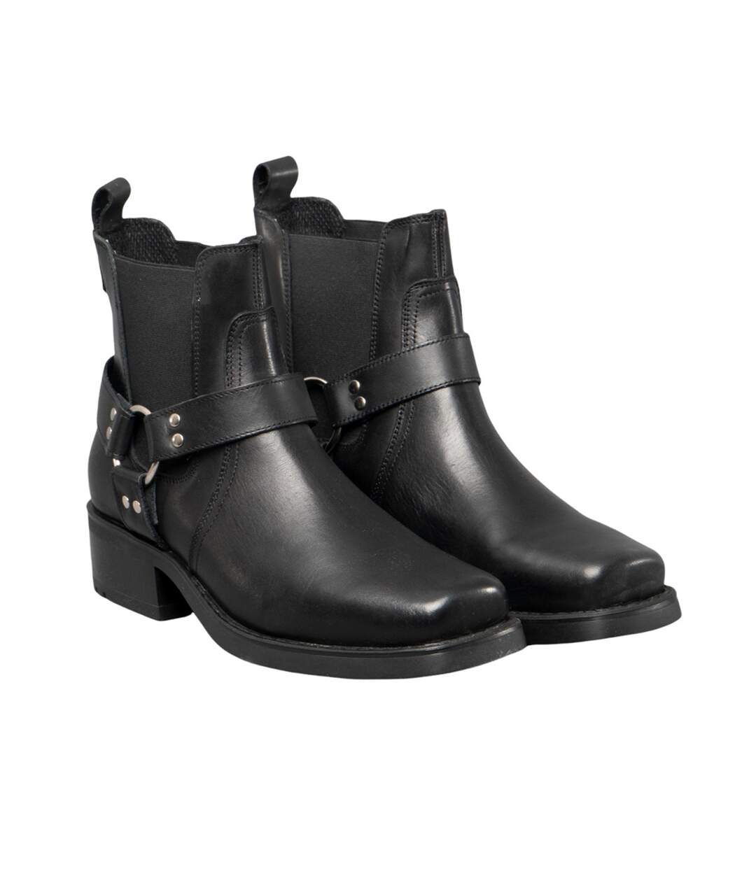 Bottines harley hommes noir Woodland