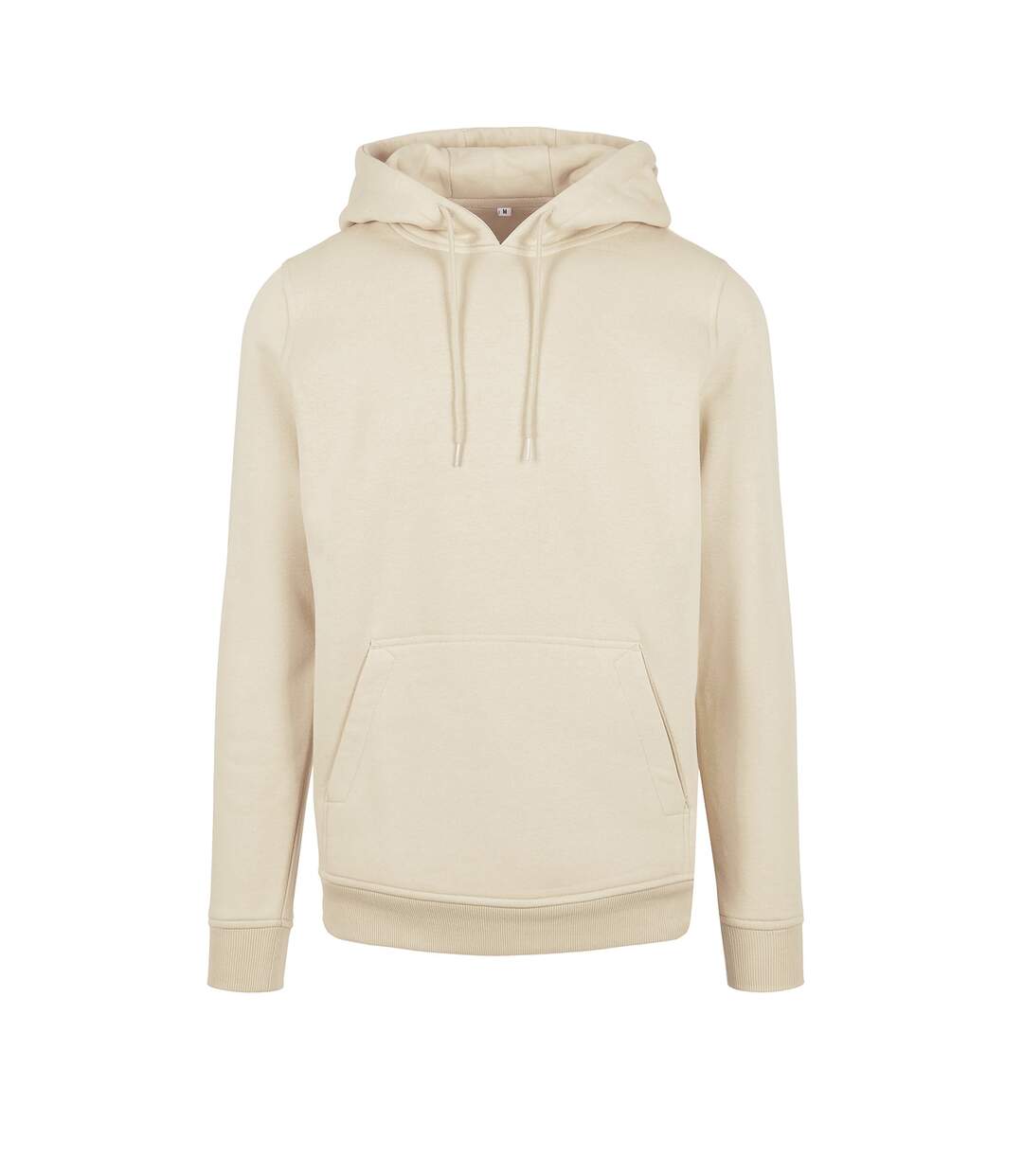 Mens Heavyweight Hoodie Sand Build Your Brand-1