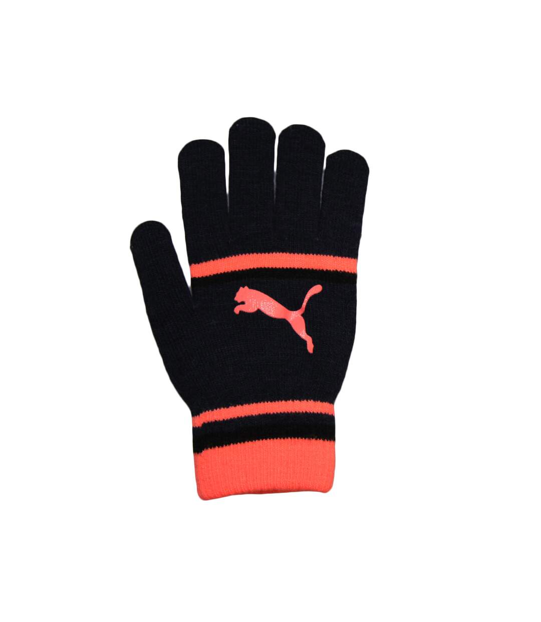 Gants femme noir / corail Puma-3