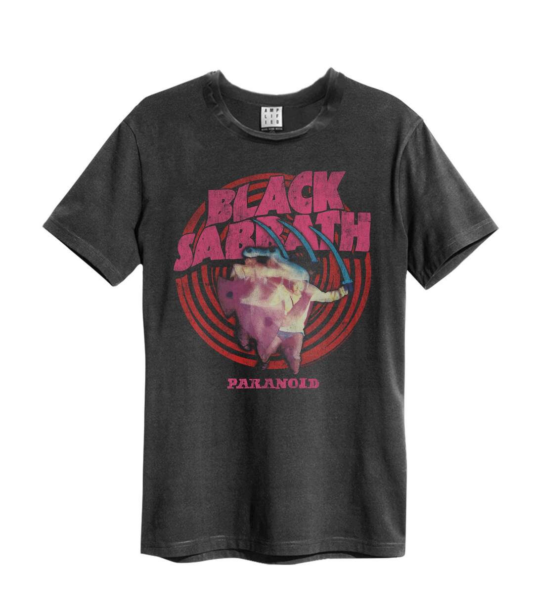 T-shirt Paranoid Adulte Gris Foncé Amplified-2