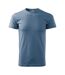 T-shirt Basic Homme Bleu Denim Adler-1