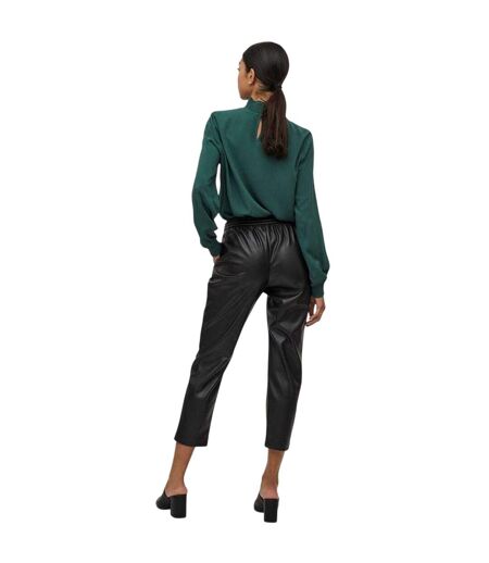 Pantalon Motif/style Brillant Nille Femme Noir Vila