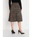 Jupe longue évasée maille jacquard-2
