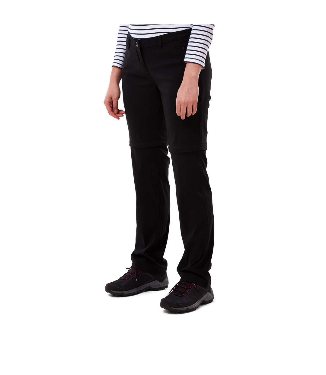 Pantalon Transformable Kiwi Pro Femme Noir Craghoppers-1