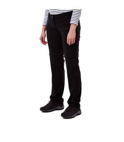Pantalon Transformable Kiwi Pro Femme Noir Craghoppers