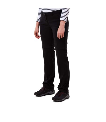 Pantalon Transformable Kiwi Pro Femme Noir Craghoppers