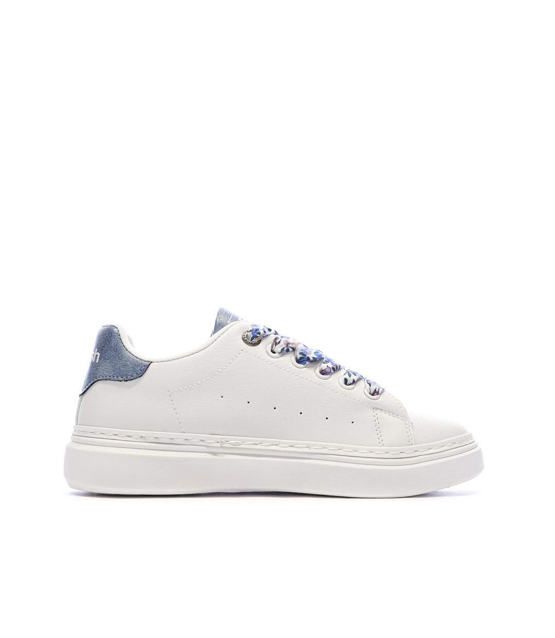 Baskets blanches/bleu femme refresh  175227  coral-2