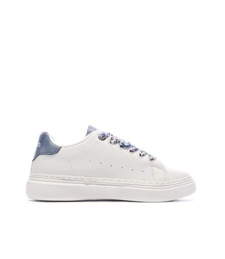 Baskets blanches/bleu femme refresh  175227  coral