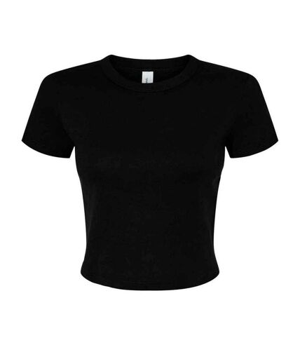 T-shirt court femme noir uni Bella + Canvas Bella + Canvas